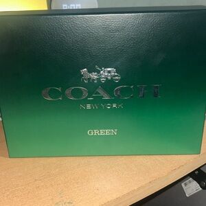 coach green cologne BOX ONLY